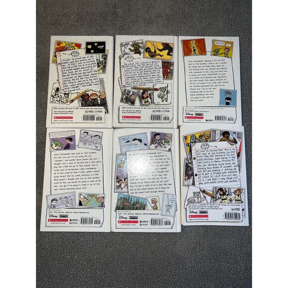 Lot 6 STAR WARS JEDI ACADEMY Chapter Books Jeffery Brown disney - Picture 2 of 2